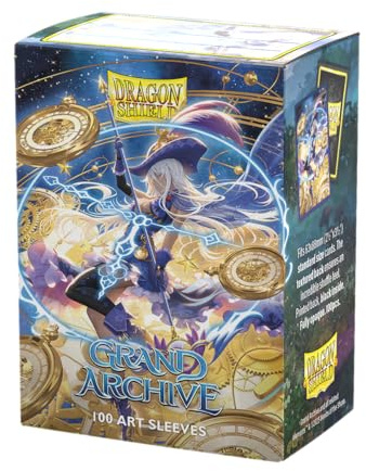 Dragon Shield | Grand Archive Matte Art Sleeves | 100 CT - Smooth & Tough Premium TCG Sleeves | Compatible with Pokemon, One Piece & Magic The Gathering | Chronowarp
