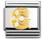 Nomination Classic – Buchstabe G – Stahl – Gold und Zirkonia – Element einzige