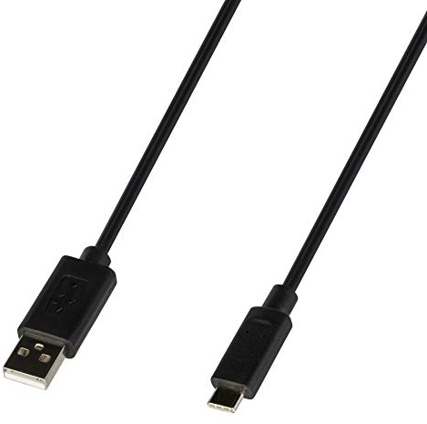 Konix Mythics Cable de carga USB de 2 m para Nintendo Switch - Negro