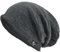 VECRY Herren Slouchy Stricken Übergroße Beanie Skull Caps Künstlerische Hüte (Plaid-Grau)