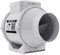 VENTS UK 4 inch Loft Mounted Inline Shower Ceiling Powerful Ventilation Damp Control 100mm In Line Bathroom Extractor fan with Run On Timer 100 mm Silent In-line Toilet Ventilator