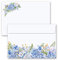 Briefumschläge Blumen & Blüten, BLAUE HORTENSIEN 10 Briefumschläge DIN C6 (162x114 mm) | Paper-Media