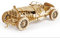 Robotime MC401 Vintage Grand-Prix-Auto aus Holz hergestellt, Maße: 22.8 x 15.3 x 1.2 cm, Teile: 220 Stück