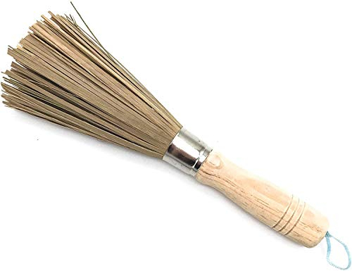 ProLeo Bambus Langen Griff Reinigung,Reinigungsbesen Wok Brush Bamboo Pfannen Saubere Bürste Bambus Langen Griff für HaushaltsküChen, Restaurants, ReinigungsgeräTe, Reine Naturprodukte