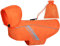 VIVAGLORY Wetoff Hunderegenmantel, Regenmantel Hund für Winter, Hunderegenjacke, Wasserdicht & Reflektierend Gefütterter Regenschutz, L, Orange