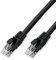 D.Square - Cable Ethernet Internet LAN 2m, Cat.6 U/UTP Negro, Cable de Red LSOH, Conector Rj45, 1 GB/S, Ideal para Router/Móderms, Switch, Repetidor, Ordenador, Portátil, Red Locales.