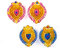 Earthen Diya handgefertigte Ton Terrakotta Diwali Diya Öllampen für Pooja Deepak Dekoration Rangoli Diva Deepam dekorative Beleuchtung Zubehör traditionelle indische Festival Dekor (Schaftform – 4