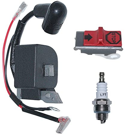 Gubeter Kit de Bobina de Encendido, Motosierra para Husqvarna 136 137 141 235 240 23 26 36 41, para Craftsman 358.351191, 358.350200, 358.35020, 358.35119, 358.350201, 358.35119, 358.350203