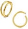 Briana Williams 2stk Piercing Helix Ring Chirurgenstahl 1.2mm Nasenpiercing Ring Dünn Nasenring 8mm Septum Clicker Segmentring Ohrring