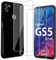 CONAPIKA Hülle für Gigaset gs5/gs5 Lite mit 3 Stück Schutzfolie, Weiches TPU Matte Textur Anti-Kratzer Schutzhülle Ultra Dünn Anti-Fingerabdruck Stoßfeste Anti-Rutsch Handyhülle Bumper Case,Schwarz