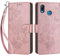 Cover per Huawei P20 Lite/Huawei Nova 3e, Flip Caso in PU Pelle Premium Portafoglio Case [Kickstand] [Slot per Schede] [Chiusura Magnetica] Telefono Custodia con Huawei P20 Lite Cover, Oro rosa