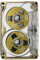 Zeizafa Doppelseitiges Metall-Magnetband, Standard-Kassette, blanko, mit 50 Minuten langer Aufnahmezeit, 50 Minuten, blanko Kassettenband