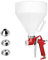 WISEgham 4/6/8mm Nozzles Drywall Texture Painting Sprayer, 1.58 Gallon (6L) Air Hopper Spray Gun for Walls Popcorn Ceilings Knockdown Orange Peel Texture Spray (Staright)