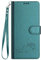 XIYonh Coque pour Huawei P Smart 2018 / Honor 9 Lite, Housse de Protection Anti-Choc avec [Carte Fentes] Etui Huawei P Smart 2018 Coque à Rabat Pochette Portefeuille en Cuir PU, Vert Malachite