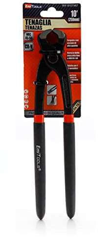Tenaglia Tipo Forte per Carpentiere e Cementista, Pinza Professionale per Ferraioli, Tenaglie per Falegnami (250mm 10'')