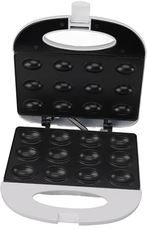 Denash Elektrische Nuss -Waffelhersteller Effizienter Doppelseitig für Familienfrühstücks Frühstück Edelstahl Waffelmacher