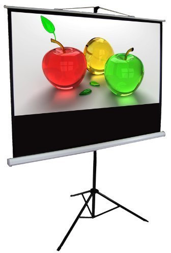 100 tripod projection projector screen 16:9 Matt Grey