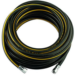 Connect 30904 Rubber Air Hose 6.3(1/4) 1/4BSP Nipples 15m