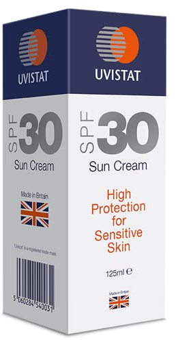 Uvistat Sun Tan Cream SPF30 125 ml