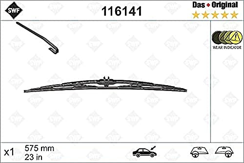 SWF Das Original 1x Wischerblatt C580 - Vorne - 575 mm