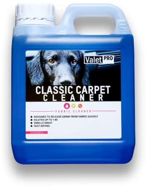 ValetPRO Classic Carpet Cleaner Teppich und Polsterreiniger, 1 Liter, besonders geeignet für Auto Polster, Sitze und Fußmatten
