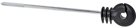 Electric Fence Offset Ring Insulators, Pack of 10, Long-Shaft Ring Insulator, 220mm
