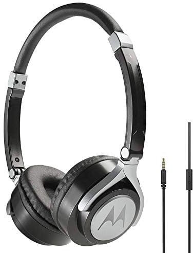 Motorola Pulse 2 - Cuffie on-ear stereo con cavo, nero