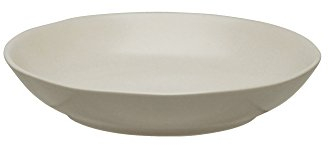 Avet Spain Lot de 6 Assiettes Creuses en grès, crème, 21 x 21 x 4,01 cm