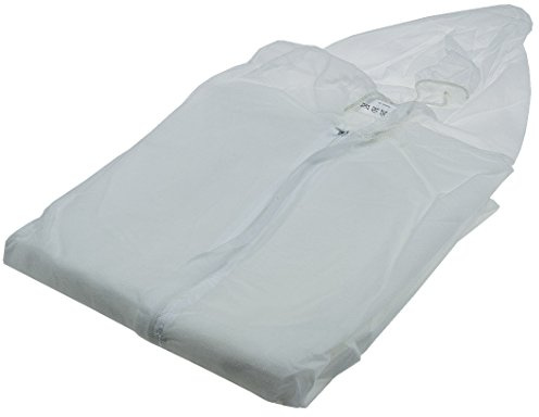 Einweg-Overall weiß XXL mi Reißverschluß & Kaputze