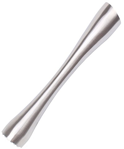 Evilandat Cocktail Stößel aus Edelstahl, 20cm Zitronen Stampfer Eisstößel Muddler zum Maischen von Eiswürfeln und Früchten