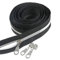 #5 antikes Silber metallic Nylon Spule Reißverschlüsse von The Yard Bulk 9m schwarzes Klebeband mit 25 Stück Silber Schieberegler für DIY Nähen Schneider Handwerk Tasche Leekayer (schwarz)