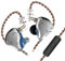 Yinyoo KZ ZS10 Pro IEM Auriculares in Ear 1DD 4BA-Auriculares con Cable - Cable 3.5mm OFC 6N- in Ear Monitors Incluye 4 Pares Almohadillas de Silicona