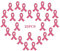 Boogift – Lot de 25 épingles en forme de ruban rose pour la sensibilisation au cancer du sein