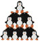 goki 58683 Stapelfiguren Pinguine