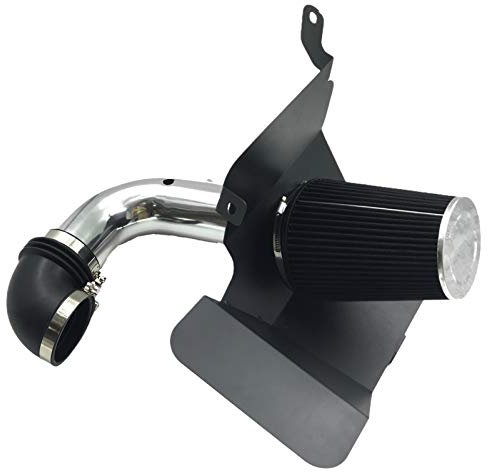 4 Inch Intake Pipe Perfit Formance Cold Air Intake Induction Kit with Filter 2003 2004 2005 2006 2007 Fit for Dodge Ram 2500 3500 5.9L L6 Turbo Diesel (Silver Tube & Black Filter)