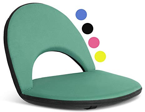 Lazy Bum - Floor Chair –Floor Gaming Chair – Portable Floor Lounger Available in Five Colours – Foam Folding Floor Chair with 5 Reclining Positions– Lightweight Anti Slip Floor Chair with Back Support