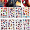 Boys cartoon Temporary Tattoos cartoon Hero Tattoos for Kids 8 Sheets cartoon Temporary Tattoos,Boys cartoon Temporary Tattoo,Kids' Tattoo Waterproof Fake Tattoos Face Tattoo for Party Bag Fillers