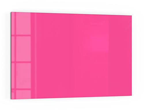 DEQORI Küchenrückwand Glas | Unifarben - Rosa | 60x40 cm | Bad- oder Herd-Rückwand | Herdblende Spritzschutz für Küche & Badezimmer | moderne Deko für Fliesenspiegel