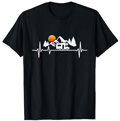 Camping Herzschlag Wohnmobil T-Shirt