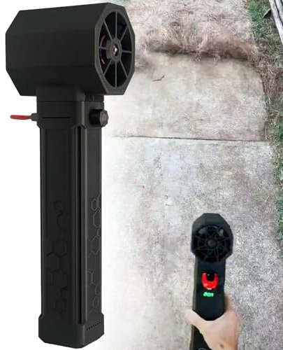ZWJABYY Air Blower Super Jet Fan,Jet Blower,Jet Dry Blower,Jet Dry Mini Blower,Mini Jet Blower to Dry Cars,Portable Jet Fan to Dry,Used to Clean Keyboards Lenses,Dry Leaves,Cars and Clothes,64mm