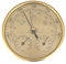 Baromètre intérieur 3 po en métal baromètre thermomètre hygromètre Baromètre météo doré avec une statique de la température météo pour intérieur extérieur de 5 pouces dans dia