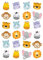 24 x Cute Animal Faces Edible Wafer/Rice Paper Cupcake Toppers Cake Decorations Jungle Safari Animals