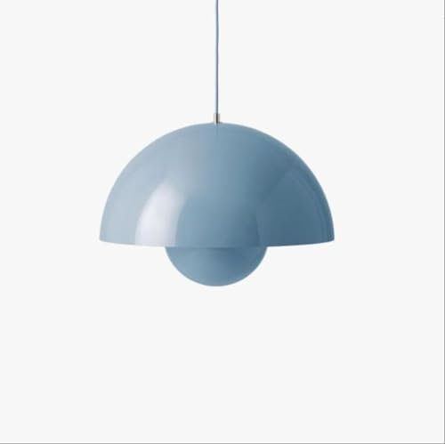 SXYSXYSXY Modern Nordic Hängelampe Nachttisch Pendelleuchte Minimalismus Esszimmerlampe Hängeleuchten Deckenleuchte E27 Für Schlafzimmer Wohnzimmer Ø23*16cm,Blau, 65833037-BLUE