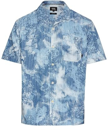 camel active Herren Kurzarmhemd mit Allover-Print
