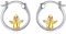 Ente Ohrringe für Damen 925 Sterling Silber Ente Creolen Ohrringe Ente Schmuck Geschenk