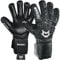 WVVOU Torwarthandschuhe für Herren und Jugendliche, Hochleistungs Torwarthandschuhe Kinder mit 5 Abnehmbaren Fingersave, Fußballhandschuhe mit 4 mm klebrigem Latex auf der Handfläche. (Schwarz, 8)