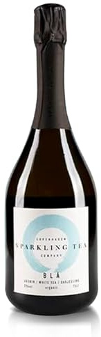 Copenhagen Sparkling Tea BLÅ 1 Bottle X 750ml Champagne, Gluten Free, Organic, Sparkling Wine, Tea, Vegan (Pack of 1)