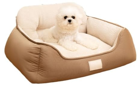 YPDOPORA Kleines Hundebett Für Kleine Hunde, Katzenbetten Für Hauskatzen, Haustierbett Für Welpen Und Kätzchen, Extra Weich Und Maschinenwaschbar Mit Rutschfester Unterseite