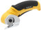 Akku Universalschere, 4,2V Akkuschere Multi-Cutter mit Sicherheitssperre, USB-Kabel, Elektrische Schere, Universalschneider für Pappe, Papier usw, Stoff Teppich Leder Filz