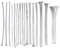 Cmis Kbei Cavo in acciaio inox 304, 5 m, guaina in metallo, espandibile, schermatura conduttiva, cavo di segnale (1,2 mm - 5 m)